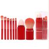 Hot Selling Luxury Vegan Makeup Brush Set High Quality Private Label Professional Brushes with Bag for Face Makeup