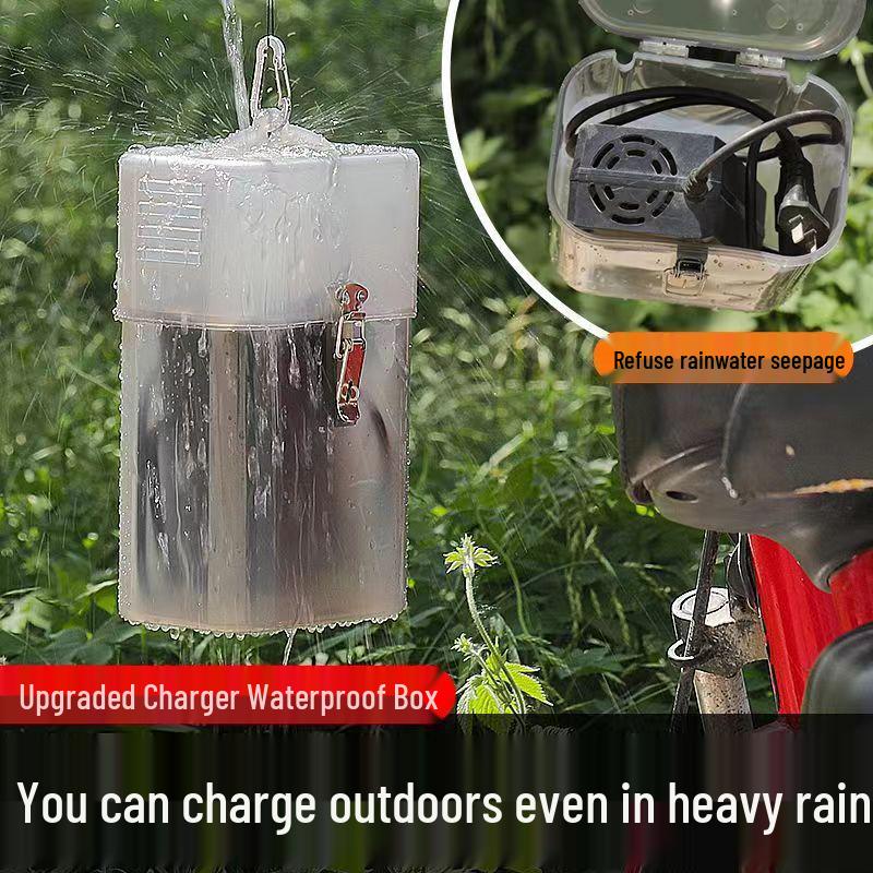 Outdoor Waterproof Electric Vehicle Charger Cover and Storage Box
