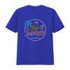 Club Tropicana Neon Design T Shirt Tropical Vibes with Palm Tree Sun Free Drinks Fun and Sunshine  vintage Washed