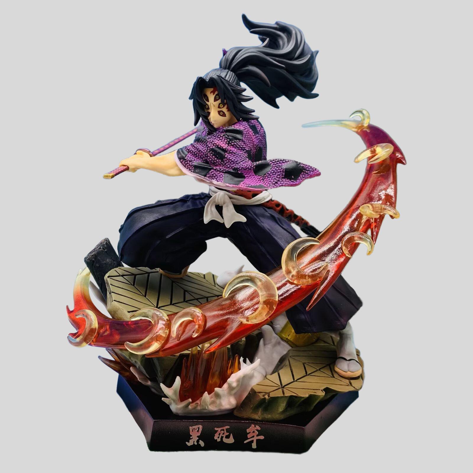 

Ghost Annihilation Blade GK Black Death Mou Twelve Ghost Moon Handmade Ornament Top Wind Black Death Mou Anime Handmade Model