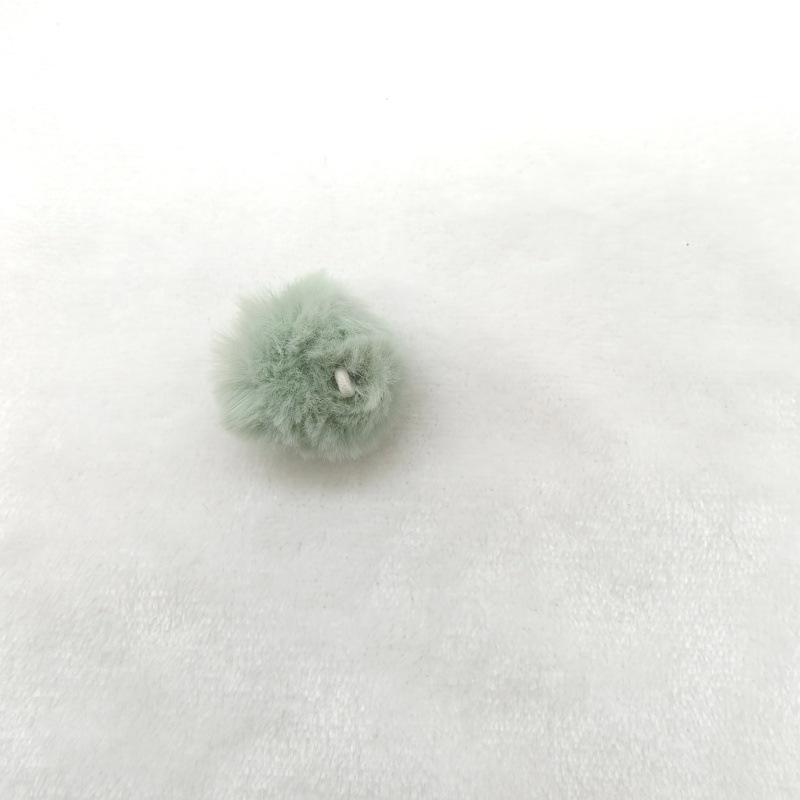 Dostupný: 3mm pompony z umělé králičí srsti jako doplňky pro náušnice, čepice, pokrývky hlavy, DIY řemesla a přívěsky na klíče.
