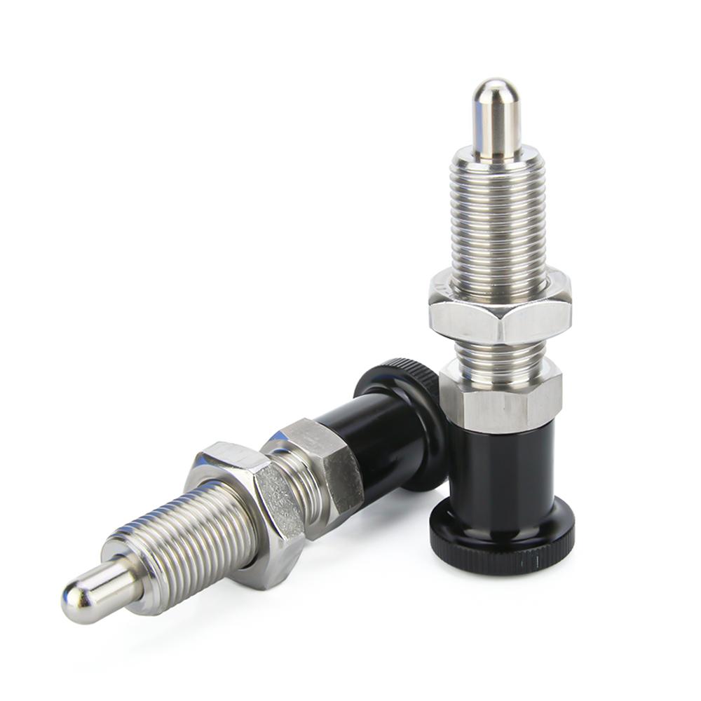 M8 M10 M12 M16 Fine Thread Long Index Bolts, Indexing Plungers,Locking Pin ,Locking Spring Screw,Aluminum Knob Plunger