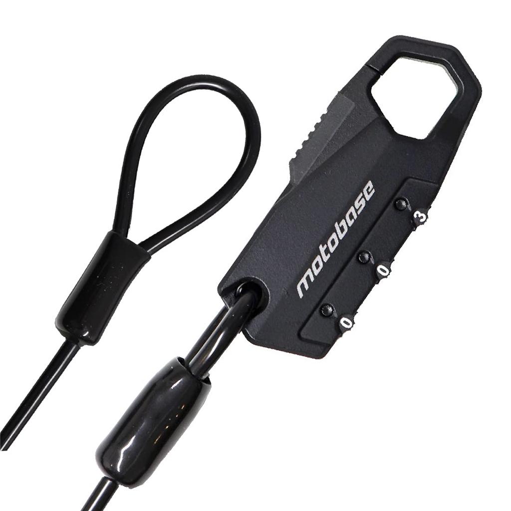 MOTO BASE Anti-theft Supplies Motolock Series Compact Wire Lock (Helmet