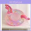 Unicorn Pattern Inflatable Swimming Ring For Kids And Adults Thick 0.24mm Pvc Material