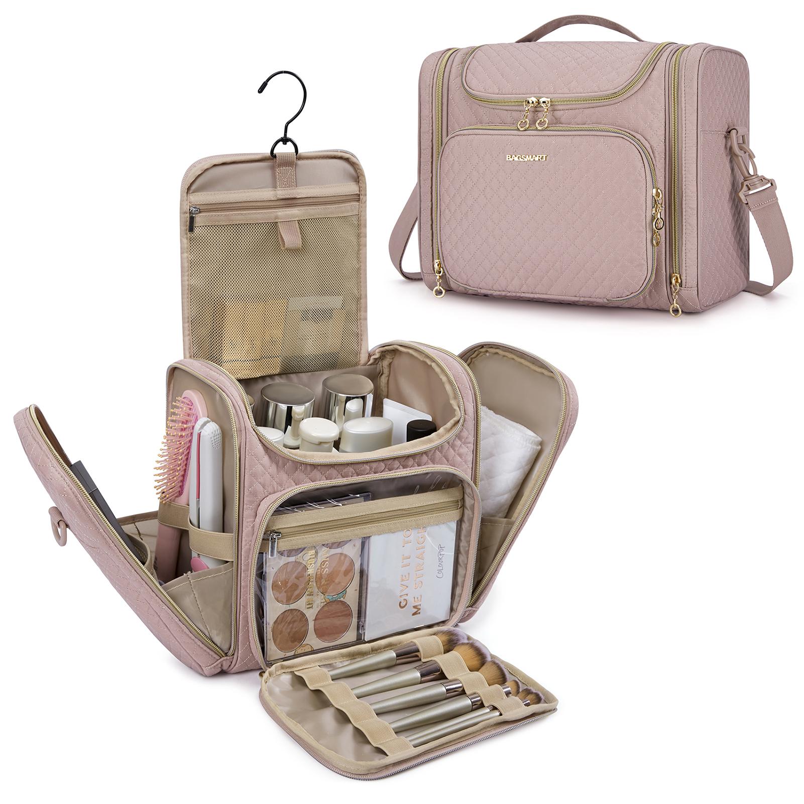 BAGSMART Makeup Bag for Women Water-resistant