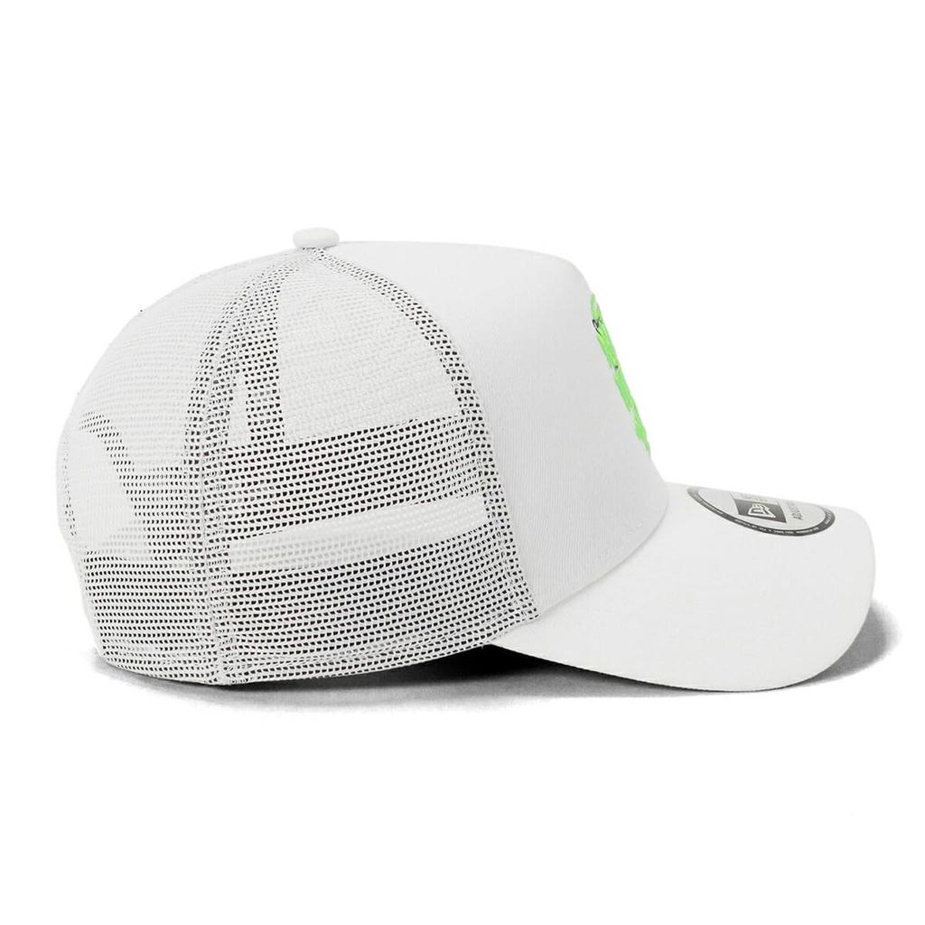 New Era Graffiti Logo Trucker Exclusive to Free Shipping 9FORTYA-FRAME Cap, White, ONSPOTZ,