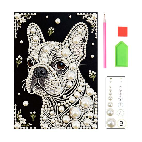 Faux Pearl Painting Kit 3D Pearl Painting Art Craft Animal Designs DIY Mosaic