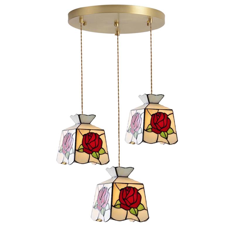 Vintage Edison Switch Pendant Light Crystal Glass Shade Loft Bar Hanging Ceiling Lamp For Kitchen Dining Room Bedroom Chandelier