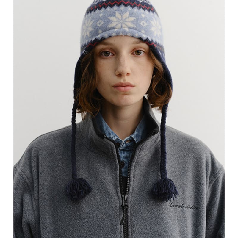 

Dunst for WOMEN POMPOM TAIL BEANIE NAVY_UDHE5F103N2 NAVY_XXX