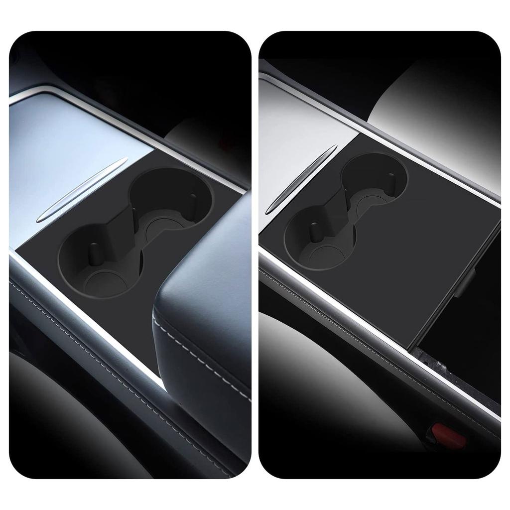 Auto Water Cup Holder for  3 Silicone Cover Pad Insert Center Console Slot Anti-Skid Cup Double Hole Holder Cover
