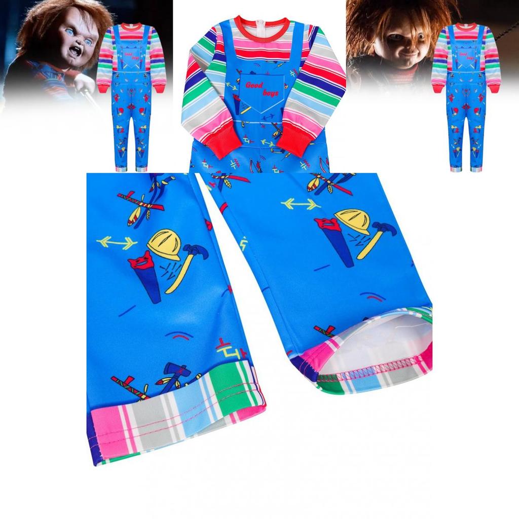 Childs Play Halloween Costume With Soft Milk Silk Fabric For Toddlers And Kids
