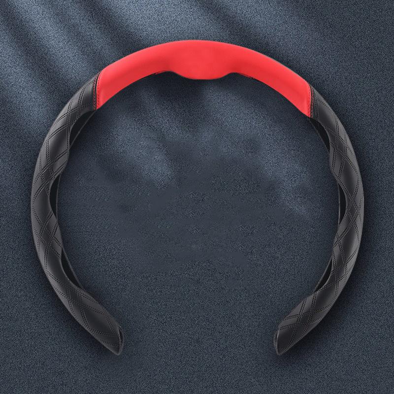 Universal NAPPA Car Steering Wheel Cover Ultra-thin One-piece Modification Breathable Steering Wheel Covers-Diameter 15 Inches