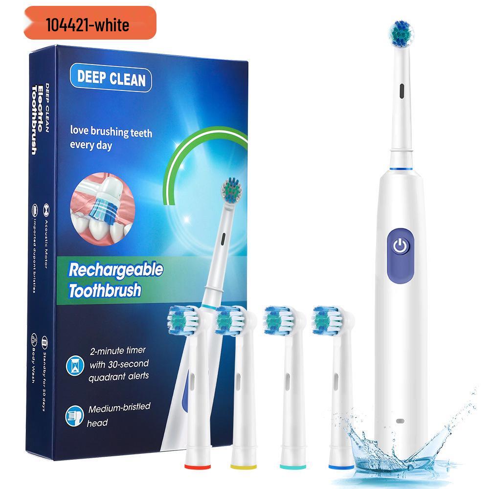 Smart Round Head Electric Toothbrush 5 Modes with Soft Bristles