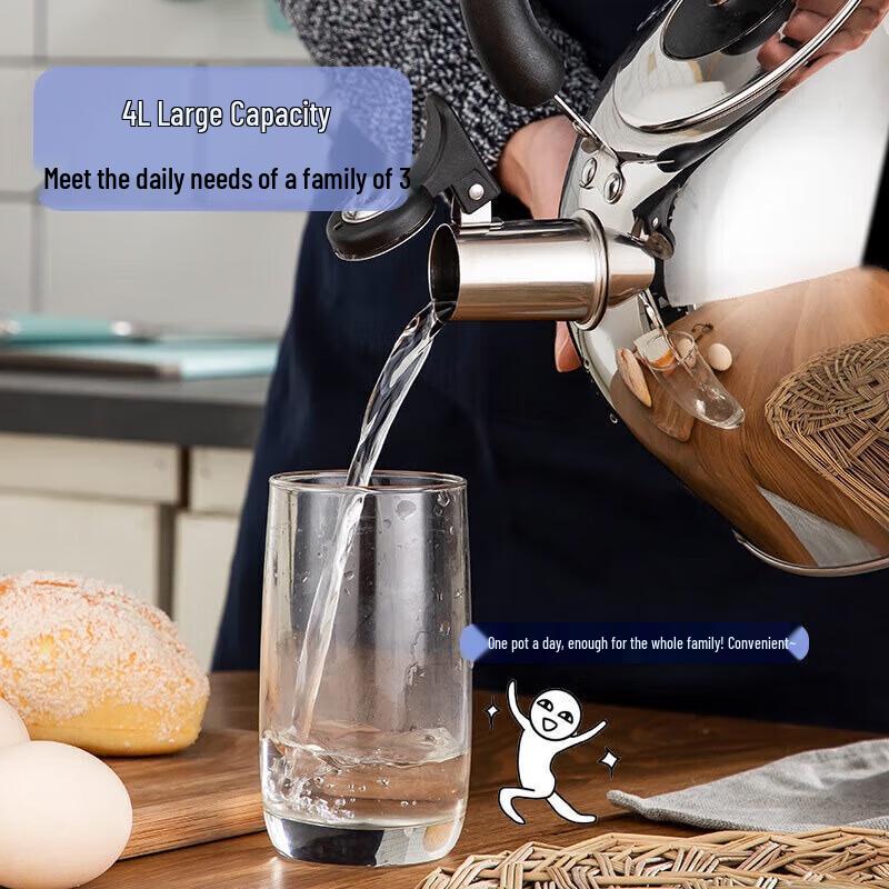 Mei Chu 304 Stainless Steel Whistling Kettle