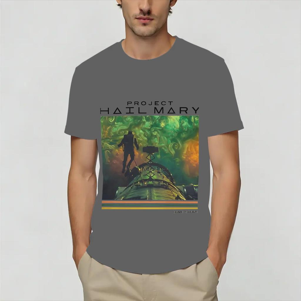 Project Hail Mary T Shirt Summer 100 Cotton T Shirts For Unisex Harajuku Casual Tshirt Short Sleeve Aesthetic Tees