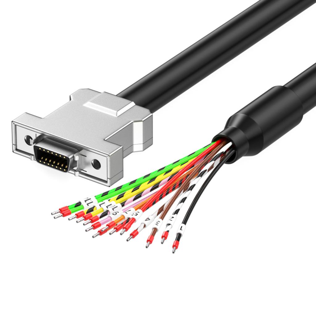 SCSI Data Transfer Cord Single Head with Terminal for Industrial CN14P CN20P CN26P CN36P CN50P CN68P Connection