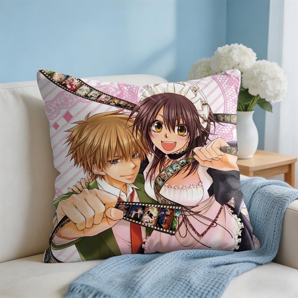 Japanese Anime MMaid Sama Cushion Cover Square Pillow Bedroom Sofa Leisure Comfort Living Room Home Decoration X