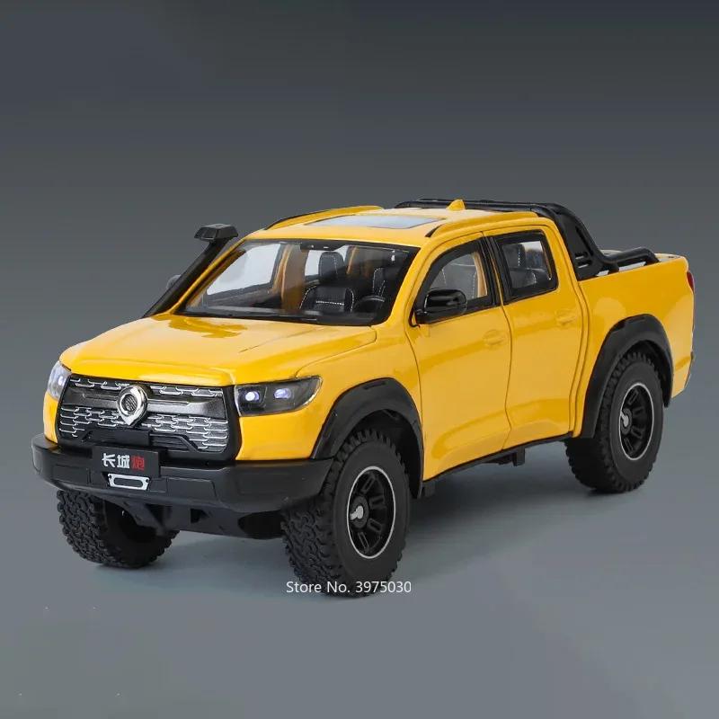 1:24 Scale NIO ES8 Great Wall POER SUV Cars Models Toys Alloy Diecast New Energy Vehicles with Sound Light Model for Kids Gifts