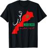 Morocco Flag Vintage Maroc Moroccan Men Women T-Shirt
