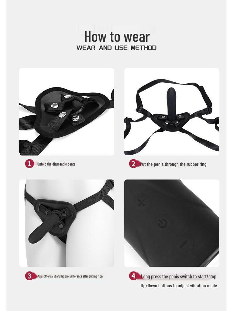 Fourth Love Wearable Dildo for LGBTQ+ Couples - Adult Erotic Toy