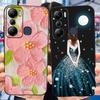 For Infinix Hot 20i 20 Play 20s Play Hot20 Phone Case Soft Liquid Silicone Bumper Shell Marble Cute Fashion Fundas For Hot20i