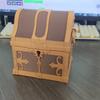 3D-gedruckte große, nicht zu öffnende Mechanismus-Schatztruhe Mystery Box für Weihnachtsgeschenkbox Schreibtischdekoration