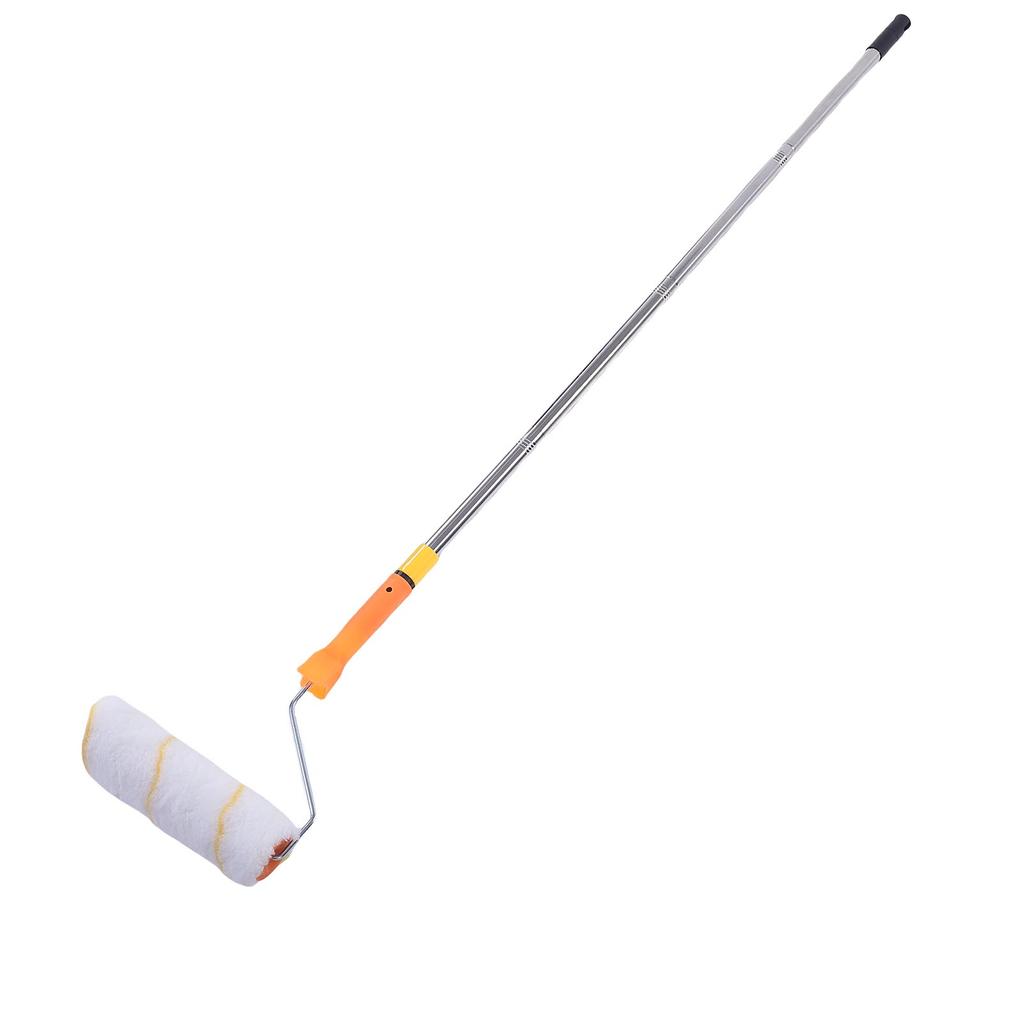 House Painting Supplies Set Wall Ceiling Painting Roller Brush Tray and Extension Rod for Home