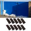 10pcs Flood Sandbags Professional Empty Rain Proof Flood Control Sandbags for House Door Garage Basement