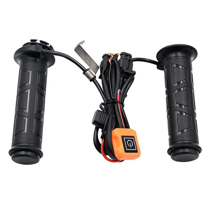 LMoDri 12V Motorcycle Heated Grip E-bike Electric Heating Grips Three-level Thermostat Switch 22MM Handlebar Hand