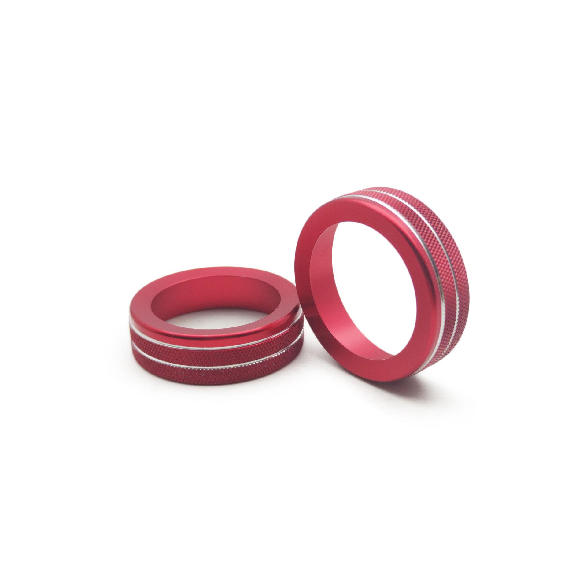 

Aluminum Alloy Knob Decoration Ring for 10th Gen Civic Air Conditioner (2016-2018)