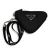 Excellent Pouch Re Nylon Triangle Logo Keyring Nylon Women 2TT140 Used