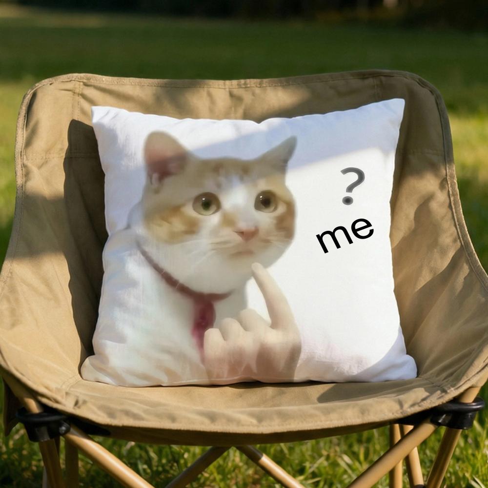 memes Cushion Cover Soft Reversible Durable Pillow Cover MultiScene Use for Home Car Daily Comfort