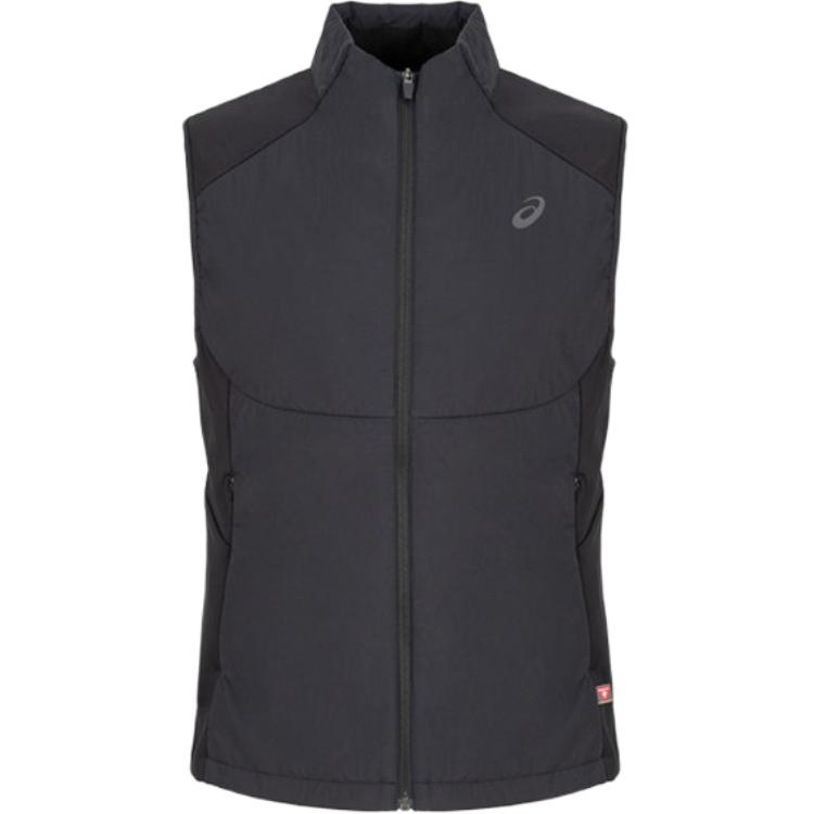 Asics Primaloft Fleece Knit Stand Collar Warm Running Vest Men Vest 2011D619-001 L