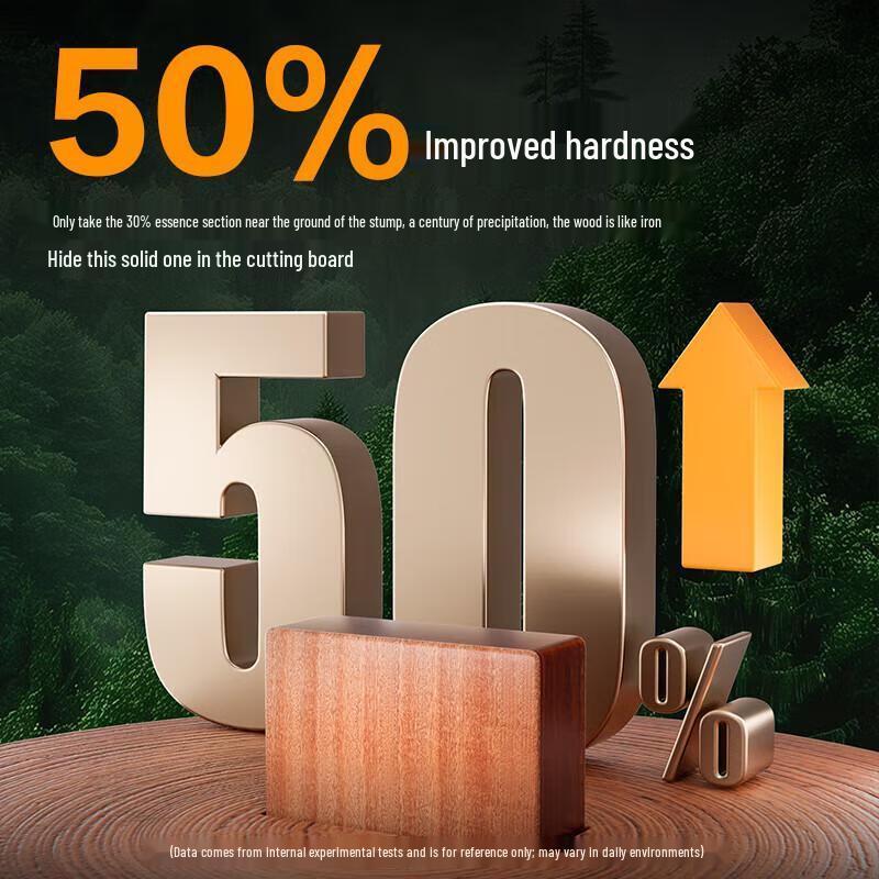 ROYUGO Deska do krojenia z drewna wenge