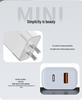 Customized PD30W Charger Head, Dual Port A+C, 3C Certified, Compatible with Apple Fast Charging