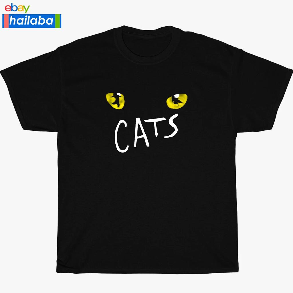 Nueva Camiseta para Hombre Cats Musical Broadway Negro/Azul Marino/Gris Deportivo/Blanco S-5XL