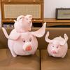 Cute Big Ears Pink Pig Plush Toy Pillow Cartoon Cute Flying Pig Plushies Stuffed Pillow Cushion Chubby Piggy Soft Toy