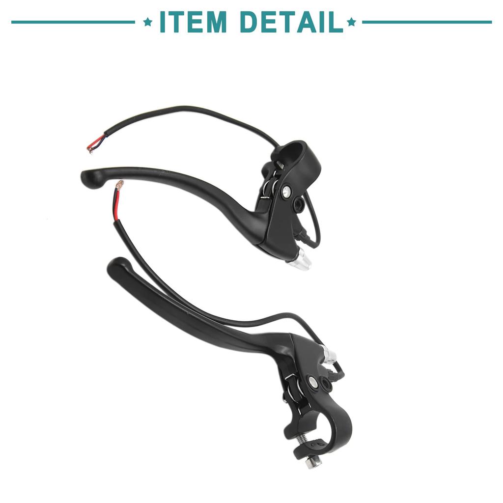 ACROPIX Left and Right Universal Wiring Handlebar Brake Levers for Motorcycle Scooter Black 2pcs