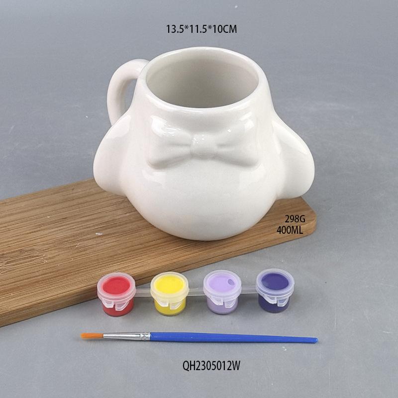 Christmas Creative Limited Christmas Tree American Ceramic Cup with Lid Pure White Mug Coffee Cup Couple