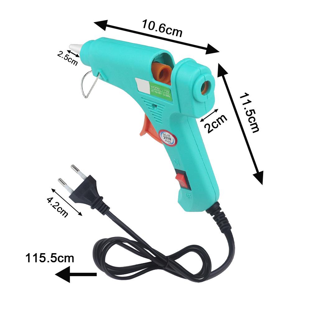 20W 110-220V Professional Mini Electric Heating Hot Melt Glue Gun US/EU Plug U 20W 110-220V Professional Mini Electric Heating Hot Melt Glue Gun US/EU Plug U
