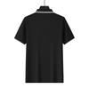 Men's American Net Lapel Golf Short Sleeve T-shirt Quick Drying  Shirt