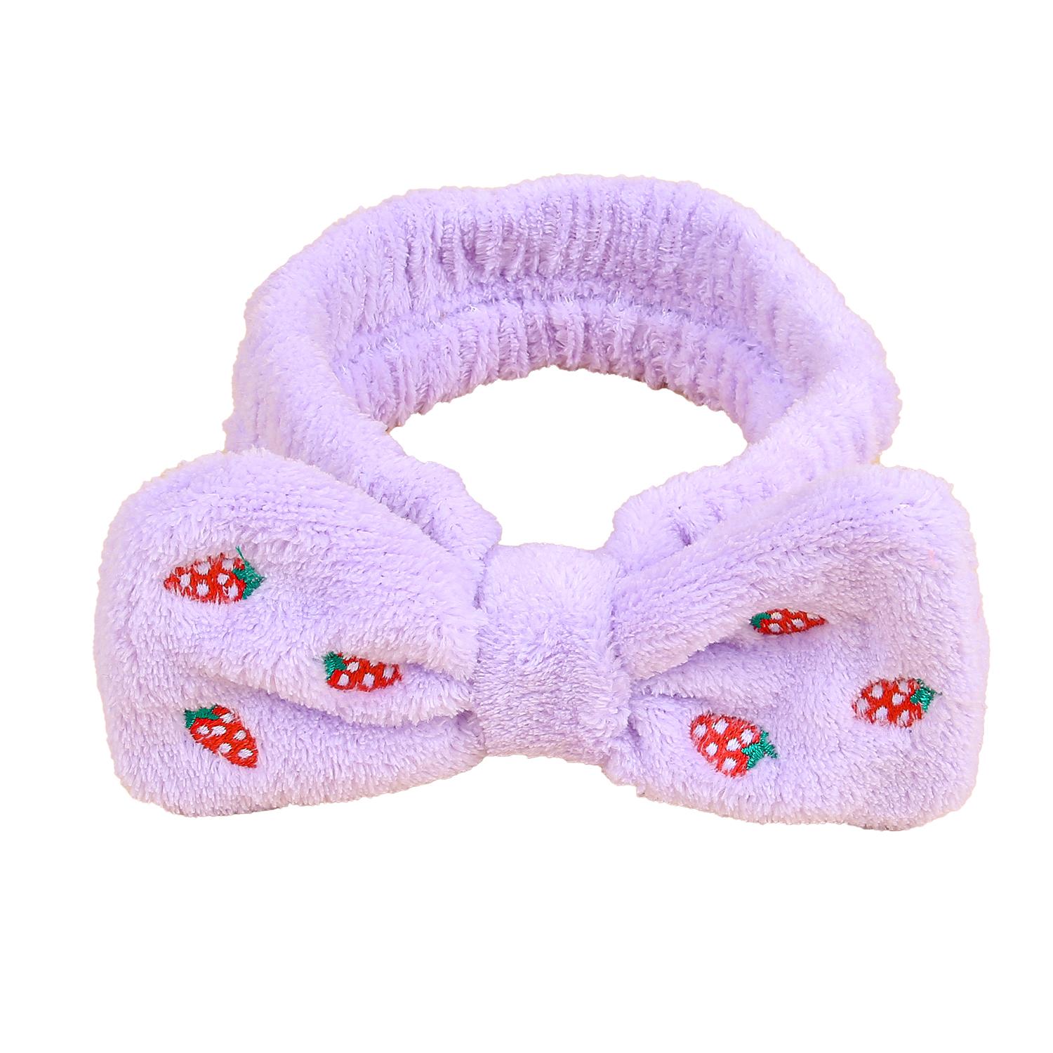 

1/6 шт. Женские спа-повязки на голову для макияжа и умывания, клубничные банты для волос, повязка на голову, эластичные резинки для волос, головные уборы для девочек, женщин