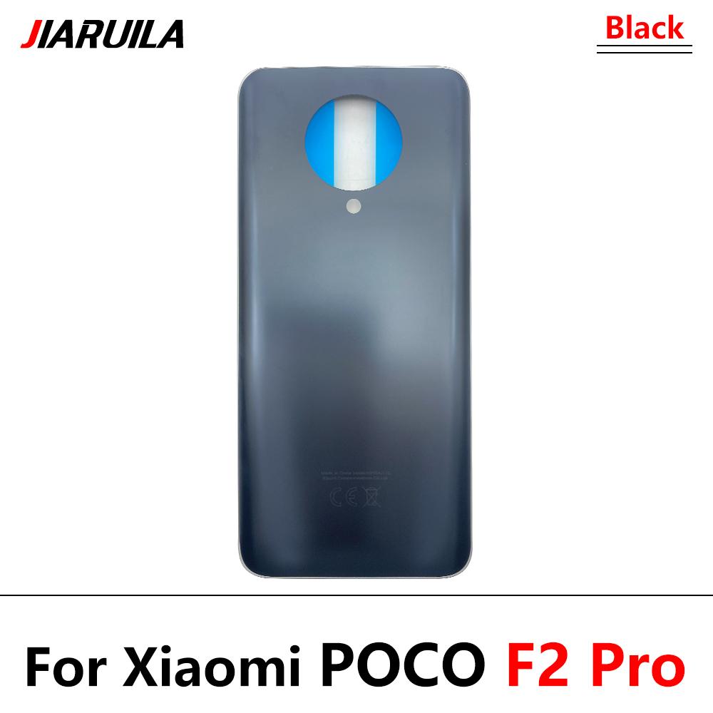 

Новый задний аккумуляторный корпус для Xiaomi Poco F2 Pro с логотипом, замена большого отверстия чёрный