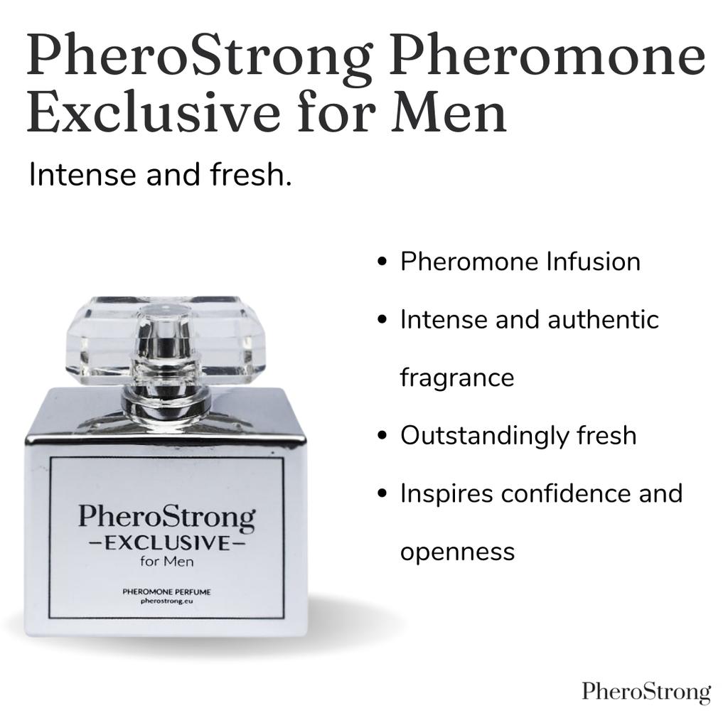 PheroStrong EXCLUSIVE for Men - Intense and Authentic Fragrance, 50ml