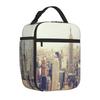 Bestselling New York City Foldable Design Compact Lunch Bag Downtown Work Lunch Bag