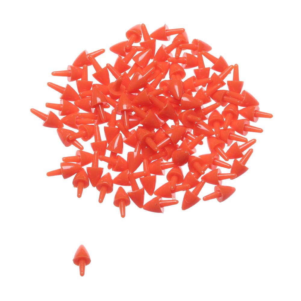 100pcs/bag Plastic Dolls Puppet Accessories DIY Noses Snowman Red Nose Sewing Crafting Santa Claus Craft