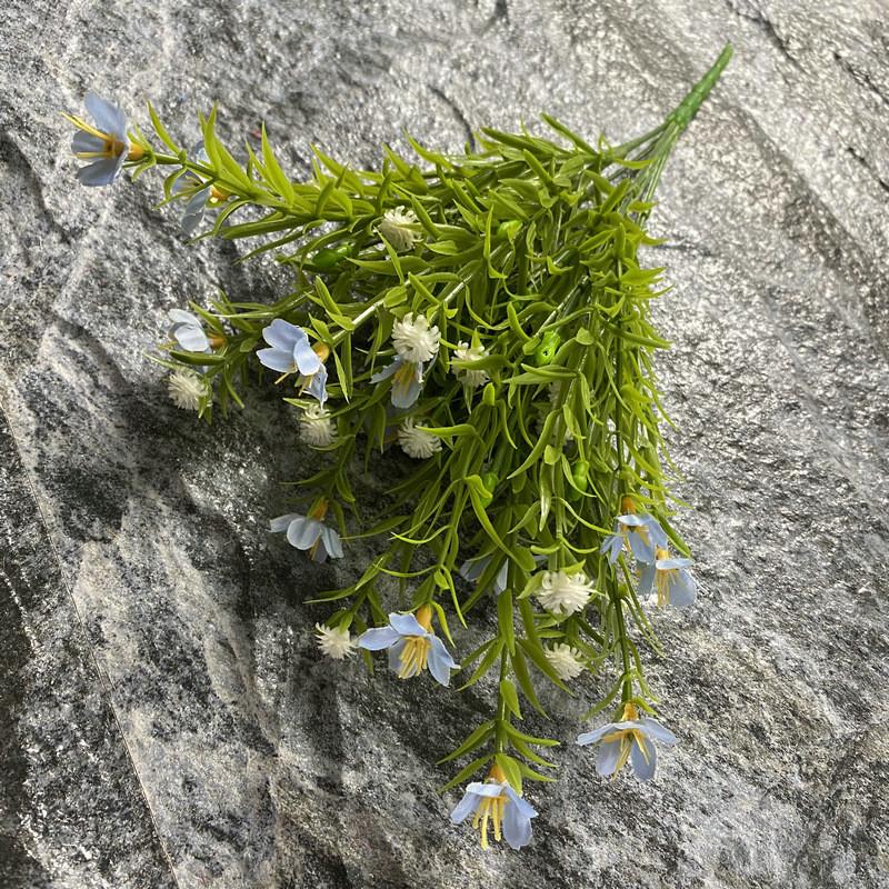 Artificial 7 Branch Orchid Flower Arrangement For Photography Home Decor