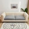 Unifarbener Stretch-Sitzkissenbezug für Sofa Sofabezüge für Wohnzimmer Abnehmbarer Elastischer Sitzbezug Stuhlbezug Möbelschutz