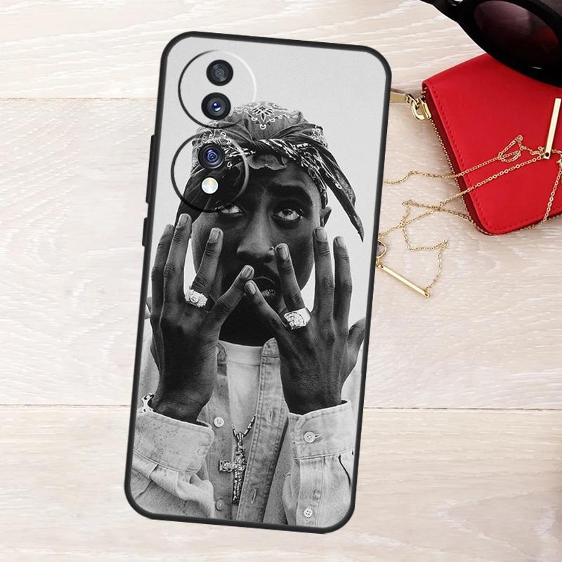 

Rapper 2pac Singer Tupac Case For Honor 400 Pro 200 50 70 90 X9a X9b X9c X9d X8a X8b X8c Magic 7 Lite 5 6 8 Pro Cover Honor X8a