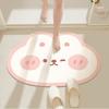 Cartoon Diatom Mud Absorbent Cushion Bathroom Bathroom Door Foot Pad Non-slip Floor Mat Toilet Toilet Small Carpet